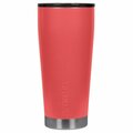 Eat-In Tools 20 oz Coral Vacuum-Insulated Tumblers with Smoke Cap EA3530019